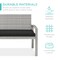 Best Choice Products 2-Person Outdoor Wicker Bench Garden Patio Porch Furniture w/ 700lb Capacity, Cushion